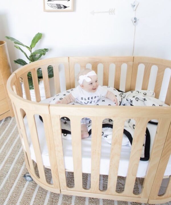 TWF Baby Cot Bed Versa Natural - Image 10