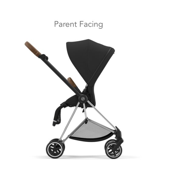 Cybex Mios Chrome Brown Stroller Sepia Black - Image 6