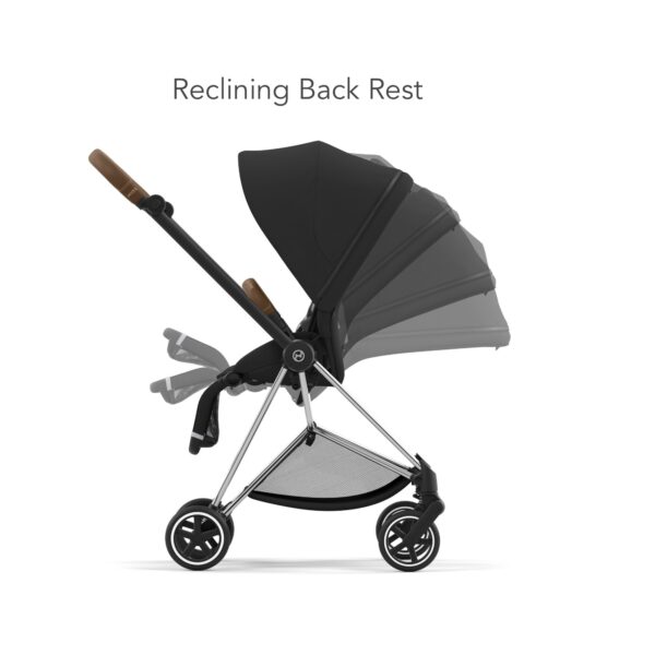Cybex Mios Chrome Brown Stroller Sepia Black - Image 8