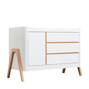 Baby Dresser Hera White Natural