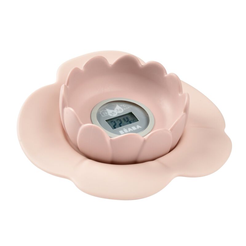 Bath Thermometer Lotus Old Pink