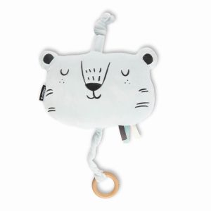 Soft Music Toy Tiger Blue