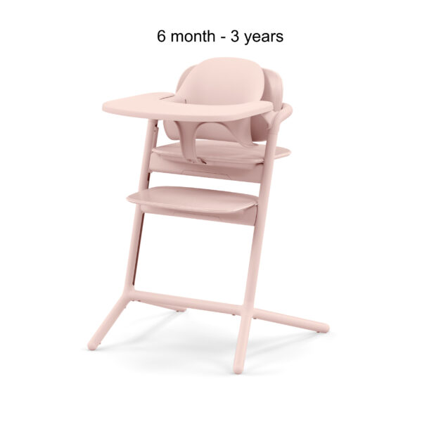 Cybex Lemo 3 in 1 High Chair Pearl Pink - Image 2