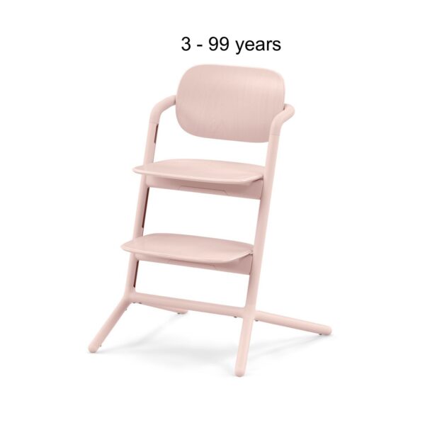 Cybex Lemo 3 in 1 High Chair Pearl Pink - Image 4