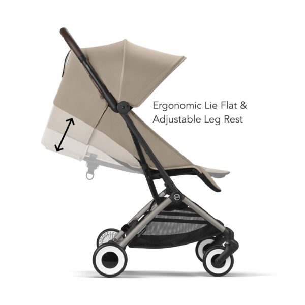 Cybex Orfeo Stroller TPE Almond Beige - Image 6