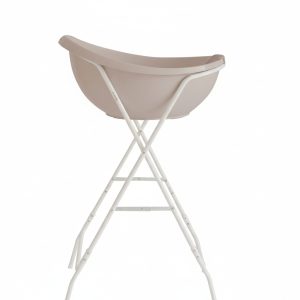 Bubble Cuddle Bath Taupe with Seat and Stand