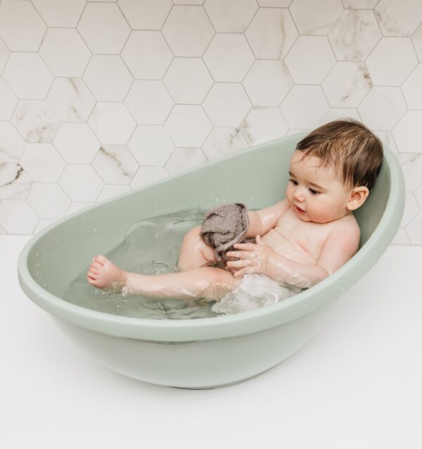 Bubble Cuddle Bath with Seat Sage - Image 11