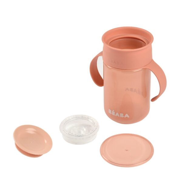 Beaba Training Cup 360 with Lid Pink - Image 3