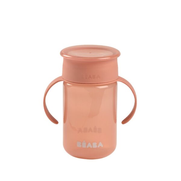 Beaba Training Cup 360 with Lid Pink