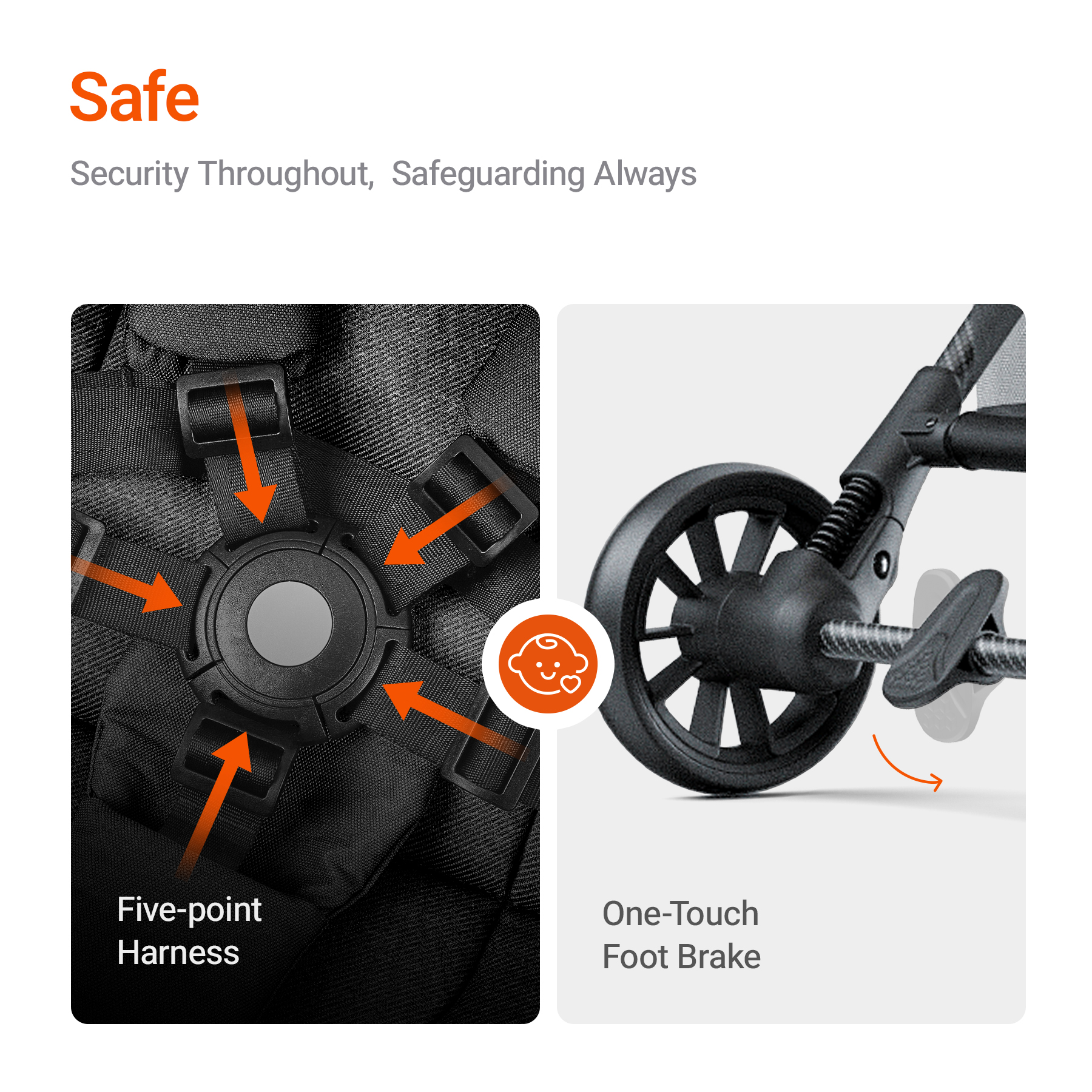 Mamazing Ultra Air X Stroller Black - Image 7