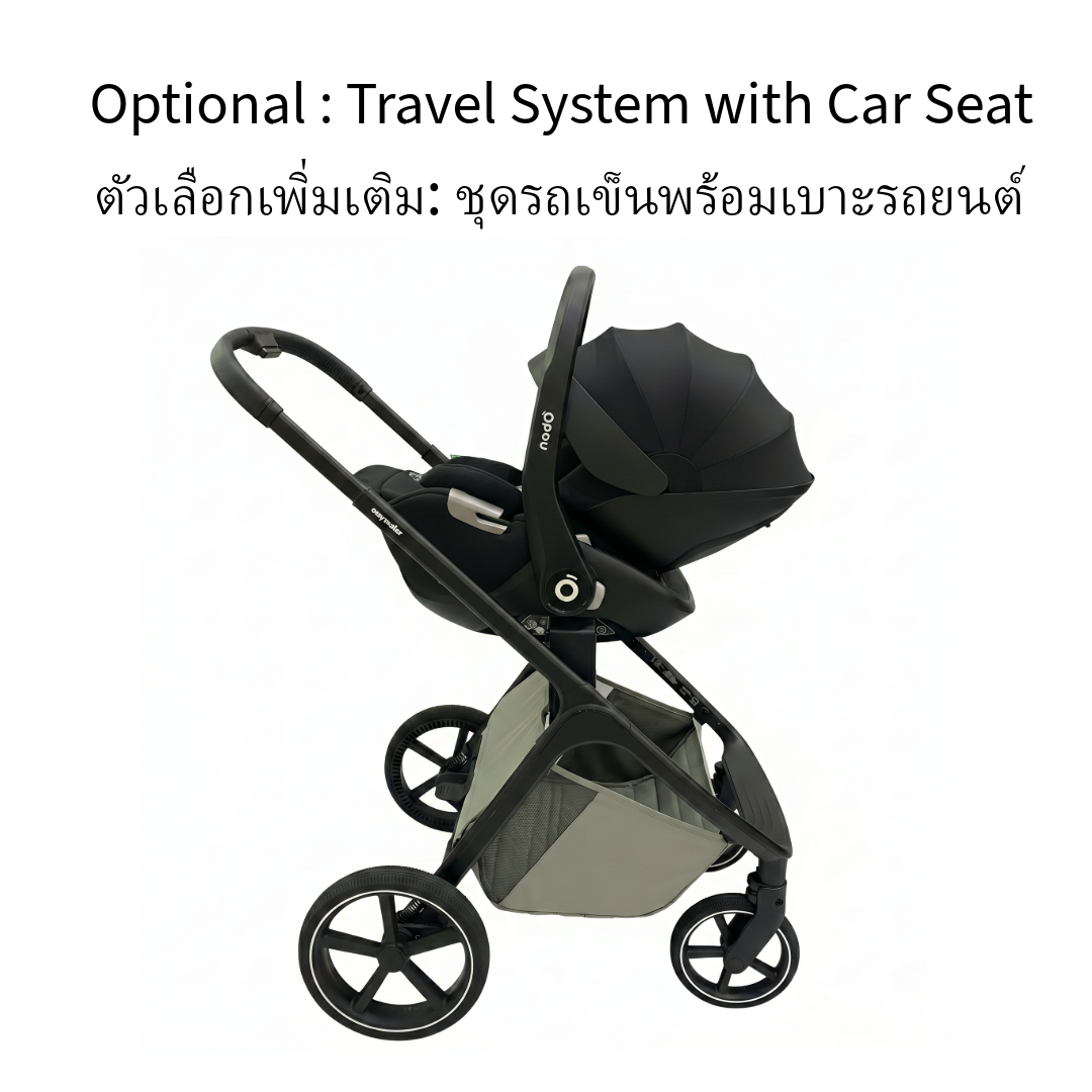 Easywalker Zoey Stroller Set Sage Green - Image 12