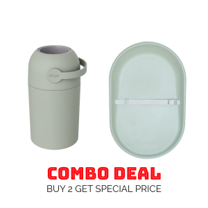 Magic Diaper Pail + Bubble Changing Mat Combo 2