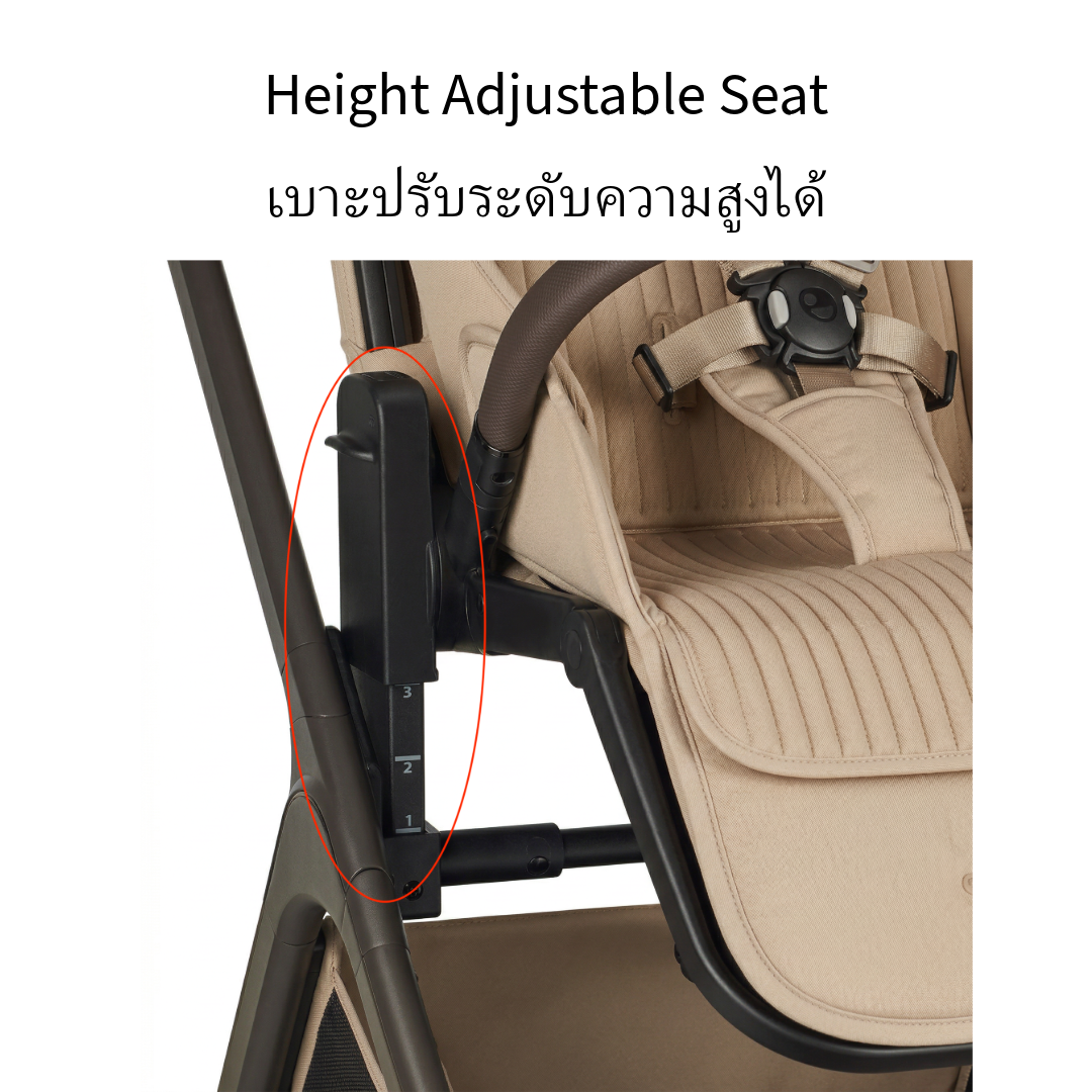 Easywalker Zoey Stroller Set Almond Taupe - Image 9
