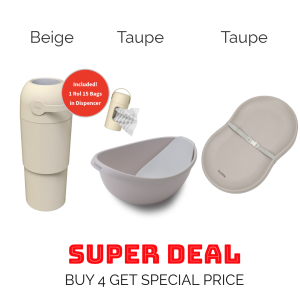 Magic Pail + Bubble Mat + Bath Combo - Thoth Beige