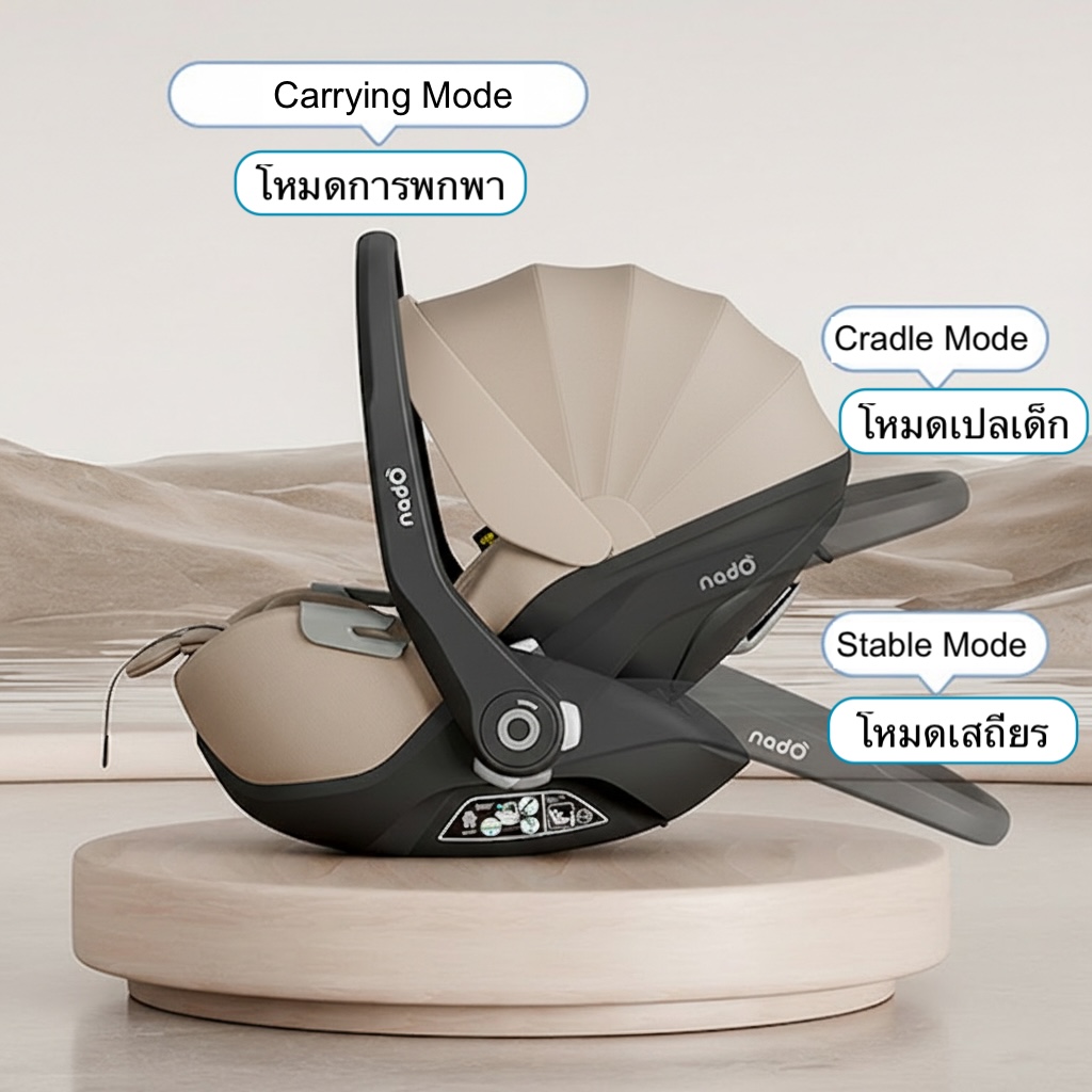 Nado O1 Lotus iSize Beige + Base - Image 6