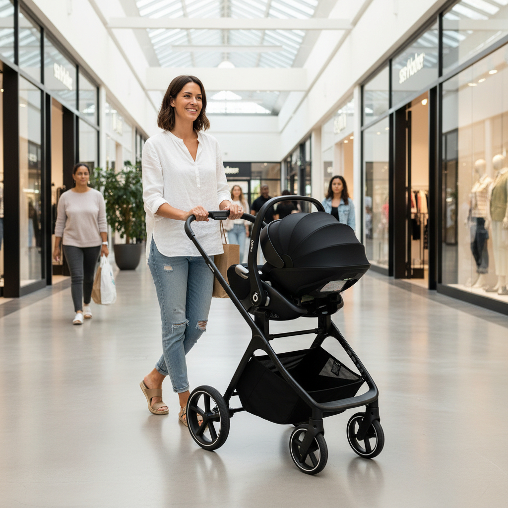 Easywalker Zoey Stroller + Nado Car Seat O1 iSize + Base - Image 4