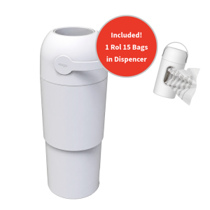 Magic Diaper Pail Thoth White
